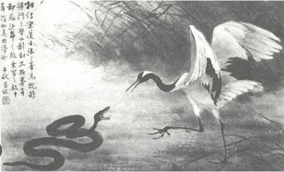 Combat de la grue et du serpent