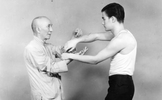 Photo d'Ip Man et Bruce Lee
